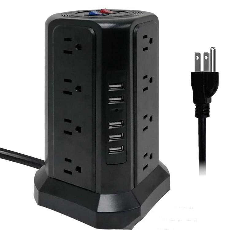 Tower Power Strip with USB Ports 2
